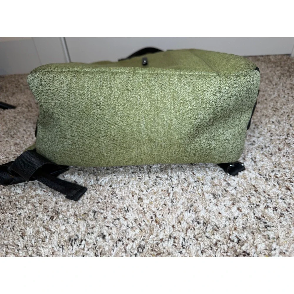 Sherpani Camden Convertible Backpack Tote Bag Olive Green Melange Missing Strap